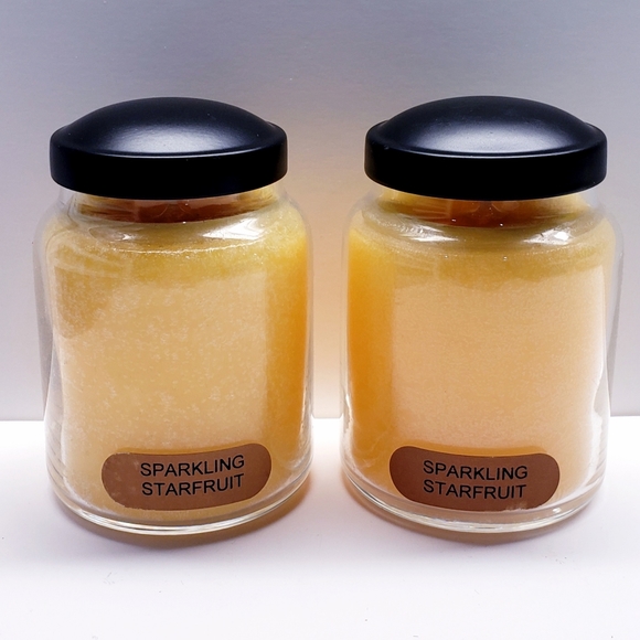 SPARKLING STARFRUIT -A Cheerful Giver Baby Jar Single Wick Candle, 6 oz(2 pack) - Picture 1 of 7